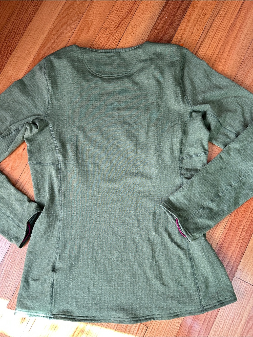 Patagonia Capilene 3 Midweight Crew Baselayer Top Women’s M OlivGreen Long Sleev - Picture 10 of 13